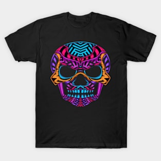 glow-color-skul-neon-art - Gifts T-Shirt